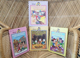 1990 Learn With Mickey Books Set Of 4