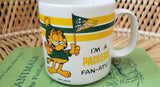 1978 Garfield Green Bay Packers Fan-atic Mug