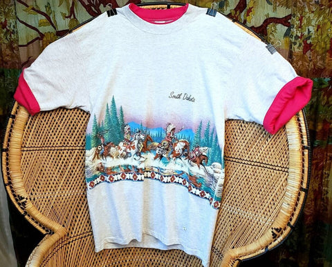 1991 South Dakota T-Shirt By Cal Cru, XL