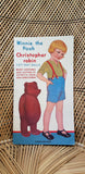 1988 Winnie The Pooh Christopher Robin Cut-Out Dolls