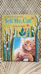 1965 Tell Me, Cat By Ellen Fisher, A Whitman Giant Tell-A-Tale Book